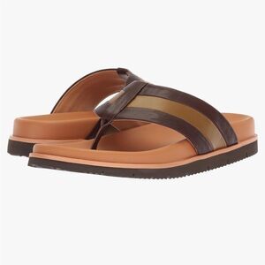 Donald J. Pliner Bryce Leather Thong Comfort Footbed Sandals